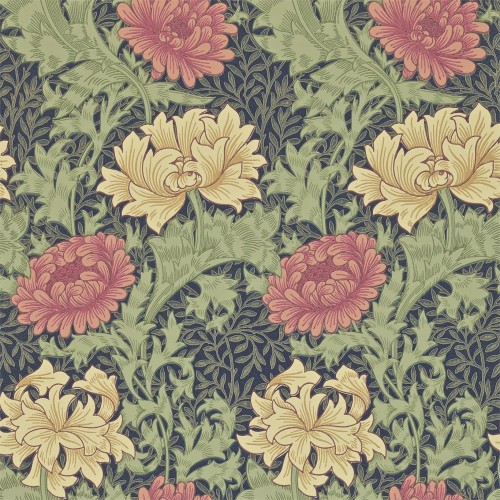 Обои Morris Archive Wallpapers II Chrysanthemum 212549 Обои Morris Archive Wallpapers II Chrysanthemum 212549