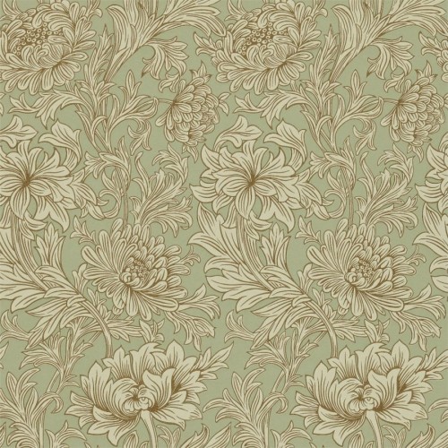 Обои Morris The Craftsman Chrysanthemum Toile 216458