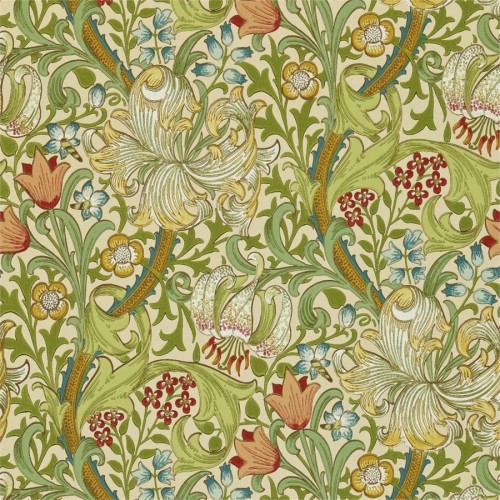 Обои Morris The Craftsman Golden Lily 216464