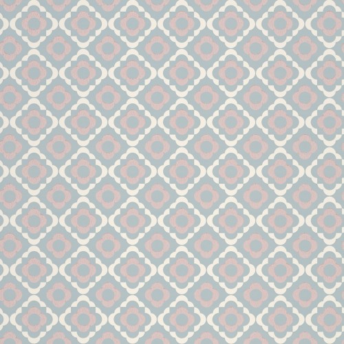 Обои Paint & Paper Library Botany Quatrefoil Porcelain 0360QUPORCE
