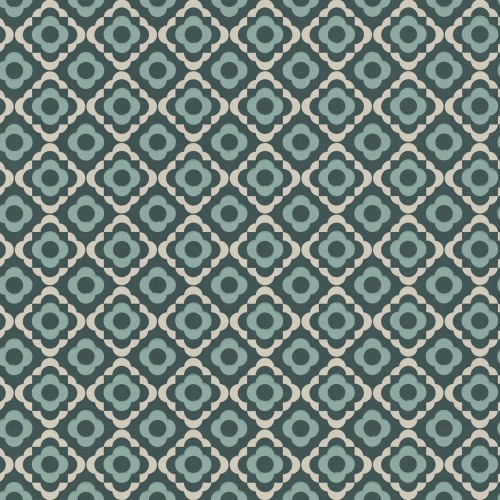 Обои Paint & Paper Library Botany Quatrefoil Squid Ink 0360QUSQUID
