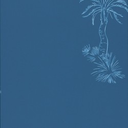 Обои Paint and Paper Library Tresco Lighthouse Palm Blue Pearl 0393LPBLUEP