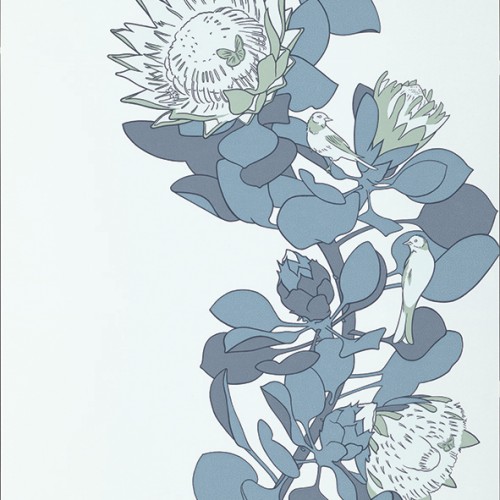 Обои Paint and Paper Library Tresco Protea Trail Blues 0393PTBLUES