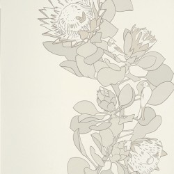 Обои Paint and Paper Library Tresco Protea Trail Slate 0393PTSLATE