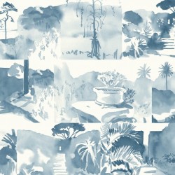 Панно Paint and Paper Library Tresco Abbey Gardens Blue Blood 0393AGBLUEB