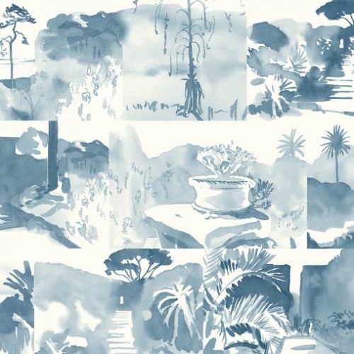 Панно Paint and Paper Library Tresco Abbey Gardens Blue Blood 0393AGBLUEB
