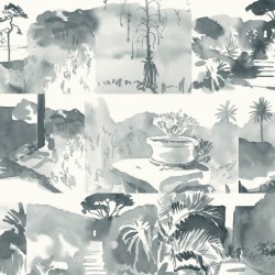 Панно Paint and Paper Library Tresco Abbey Gardens Paris Rooftops 0393AGPARIS