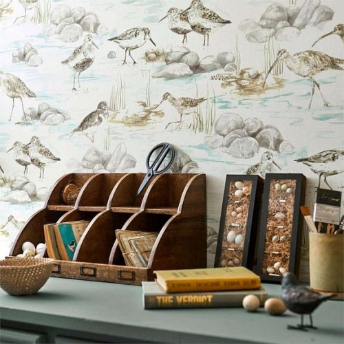 Обои Sanderson Embleton Bay Estuary Birds 216494