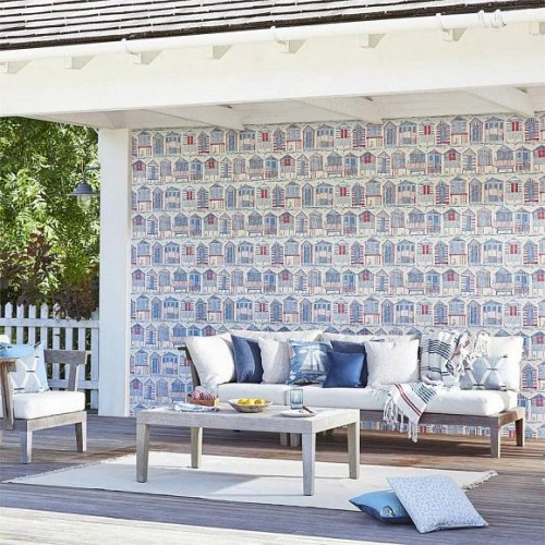 Обои Sanderson Port Isaac Beach Huts 216559