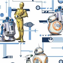 Обои York Disney IV Star Wars: The Rise of Skywalker, Droids! DI0948