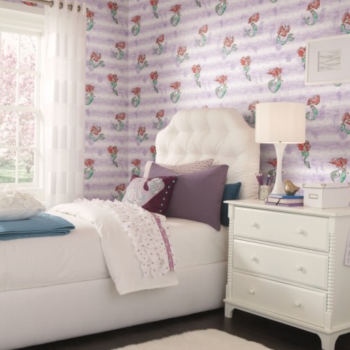 Обои York Disney IV Disney The Little Mermaid Swim DI0955 Обои York Disney IV Disney The Little Mermaid Swim DI0955