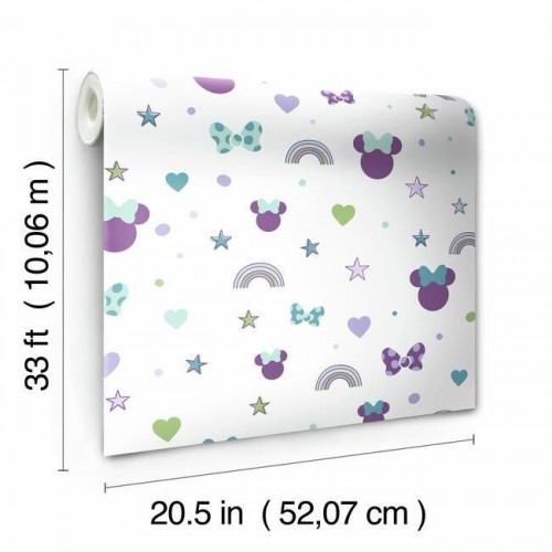 Обои York Disney IV Disney Minnie Mouse Rainbow DI0990 Обои York Disney IV Disney Minnie Mouse Rainbow DI0990