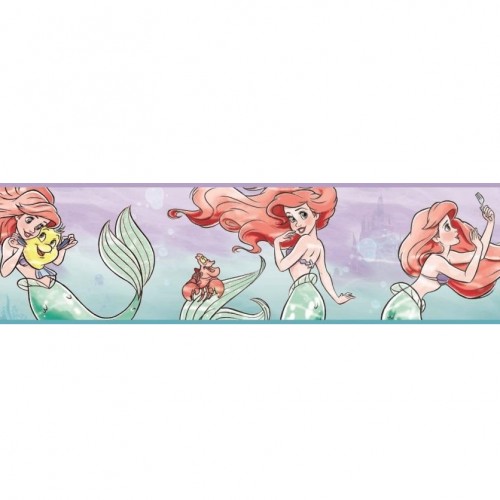 Бордюр York Disney IV Disney The Little Mermaid Ariel & Friends DI1016BD