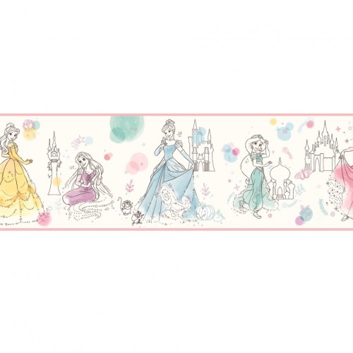 Бордюр York Disney IV Disney Princess Pretty Elegant DI1021BD Бордюр York Disney IV Disney Princess Pretty Elegant DI1021BD
