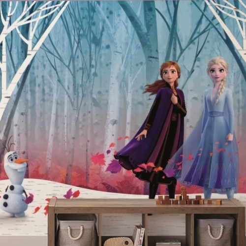 Панно York Disney IV Disney Frozen 2 Woodland Tree RMK11415M фото в интерьере