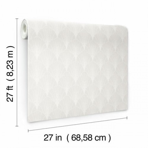 Обои York Modern Heritage 125th Anniversary Scalloped Pearls NV5551