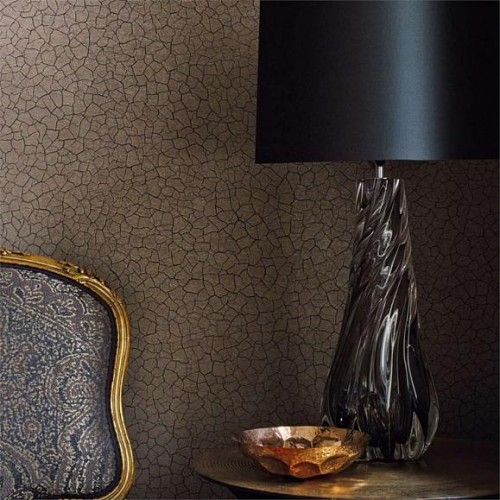 Обои Zoffany Oblique Wallpaper Cracked Earth 312836 фото в интерьере