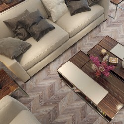 Пробковый пол клеевой Corkstyle Chevron Brown 1235×305×6