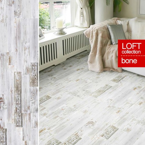 Пробковый пол клеевой Corkstyle Loft Bone 1235×305×6 Пробковый пол клеевой Corkstyle Loft Bone 1235×305×6