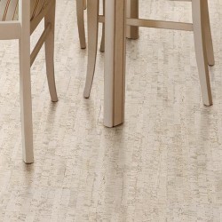Пробковый пол клеевой Corkstyle Eco Cork Linea White 915×305×6
