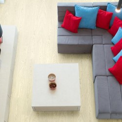 Пробковый пол клеевой Corkstyle Wood XL Oak White Markant 1235×200×6