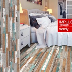 Пробковый пол клеевой Corkstyle Impuls Trendy 915×305×6