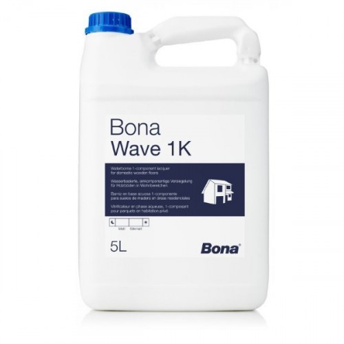 Паркетный лак Bona Wave 1K матовый 5 л
