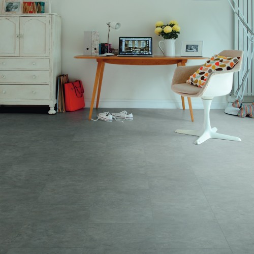 Виниловый пол Design Floors Perlato Stone 46968 фото в интерьере