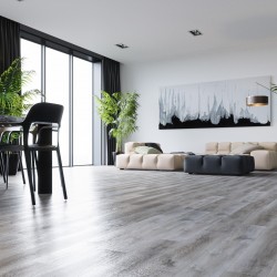 Кварцвиниловый SPC ламинат Fargo Comfort Дуб Рустик Серый 366-1B 1220×180×4