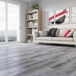 Кварцвиниловый SPC ламинат Fargo Comfort Дуб Рустик Серый 366-1B 1220×180×4