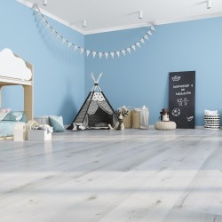 Кварцвиниловый SPC ламинат Fargo Comfort XXL Дуб Снежный DL 1601 1520×227×4