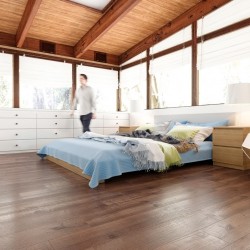 Кварцвиниловый SPC ламинат Fargo Comfort Дуб Южная Ночь 81996-6 1220×180×4