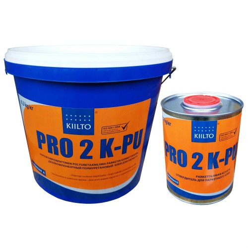 2K полиуретановый клей для паркета Kiilto PRO 2KPU, 7 кг