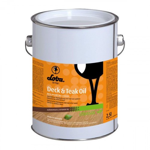 Масло для внешних работ Lobasol Deck & Teak Oil Прозрачное