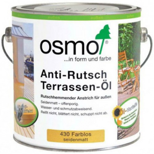 Антискользящее масло для террас Osmo Anti-Rutsch Terrassen 430 Бесцветное 0,125 л Антискользящее масло для террас Osmo Anti-Rutsch Terrassen 430 Бесцветное 0,125 л