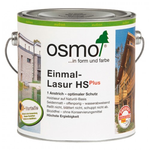 Однослойная лазурь Osmo Einmal-Lasur HS Plus 9242 Зеленая ель