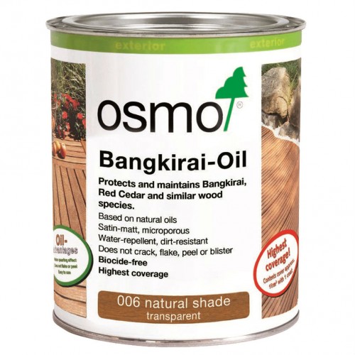 Масло для террас Osmo Terrassen-Ole цвет 006 Бангкирай 0,75 л