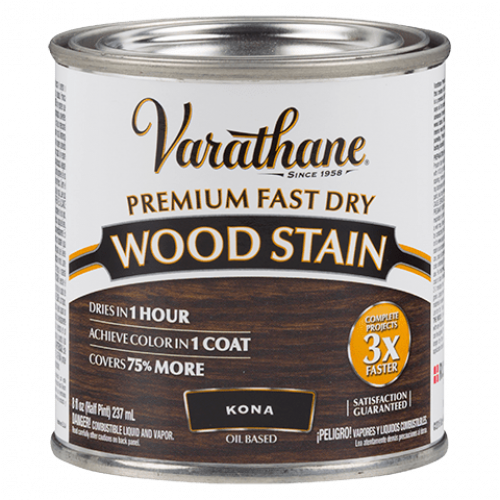 Цветное масло для дерева Varathane Fast Dry 262029 Кофе 0,236 л