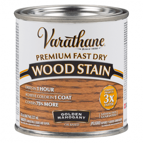 Цветное масло для дерева Varathane Fast Dry 262014 Золотой махагон 0,946 л
