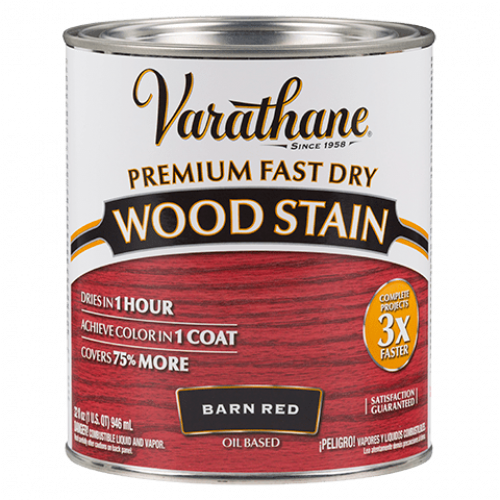 Цветное масло для дерева Varathane Fast Dry 307414 Рубиновый 0,946 л