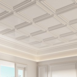 Потолочный плинтус под покраску Orac Decor New Classic C324 с подсветкой 2000×34×83