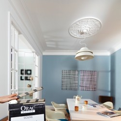 Потолочный плинтус под покраску Orac Decor Orac Luxxus C338 2000×182×182