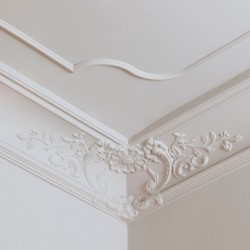 Потолочный плинтус под покраску Orac Decor Orac Luxxus C338B 2000×182×182