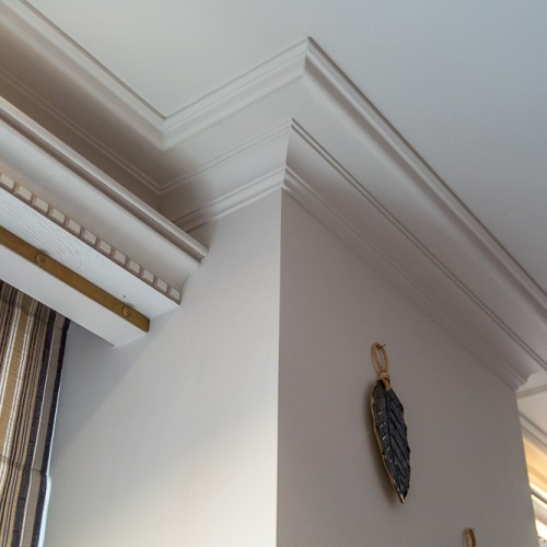 Потолочный плинтус под покраску Orac Decor Luxxus C339 2000×64×141