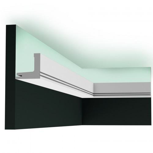 Потолочный плинтус под покраску Orac Decor Modern Stripe C361 с подсветкой 2000×50×50