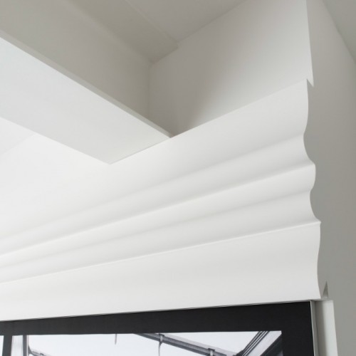 Потолочный плинтус под покраску Orac Decor Modern Shade C371 с подсветкой 2000×58×185
