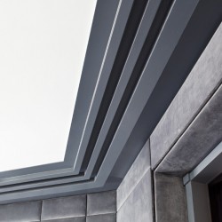 Потолочный плинтус под покраску Orac Decor Modern L3 C380 с подсветкой 2000×50×50