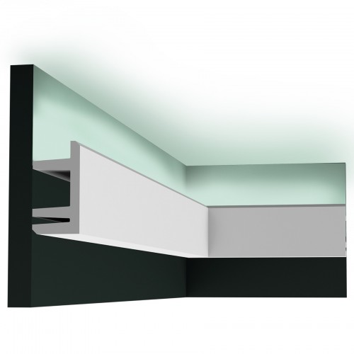 Потолочный плинтус под покраску Orac Decor Modern L3 C381 с подсветкой 2000×50×95