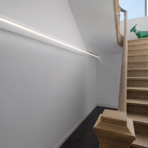Потолочный плинтус под покраску Orac Decor Modern L3 C383 с подсветкой 2000×50×140
