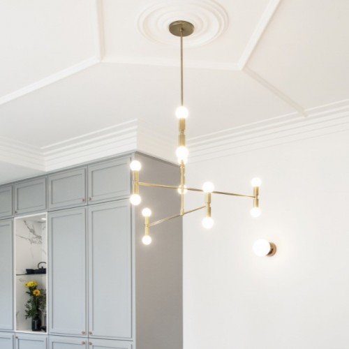 Потолочный плинтус под покраску Orac Decor Modern Steps C393 2000×210×150